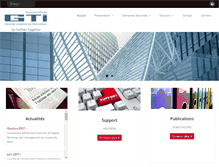 Tablet Screenshot of gtiinfo.com.tn